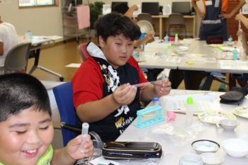 スライム実験イベント風景1