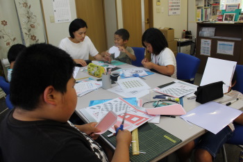 夏休みトリックアートイベント風景2