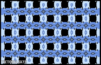 トリックアート縞模様